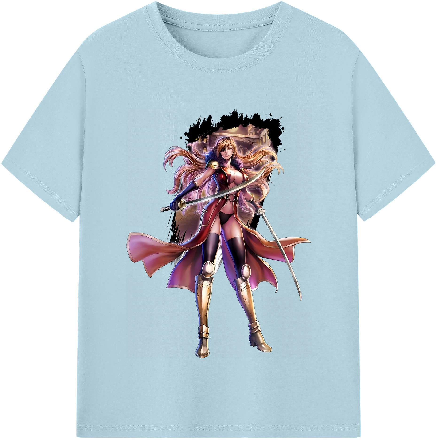 （画像用） 北斗の拳 Fist of the North Star 綿100％半袖Tシャツ（フロントプリント）
